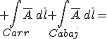 +\int_{Carr} \bar{A}\,d\bar{l}+\int_{Cabaj} \bar{A}\,d\bar{l}=